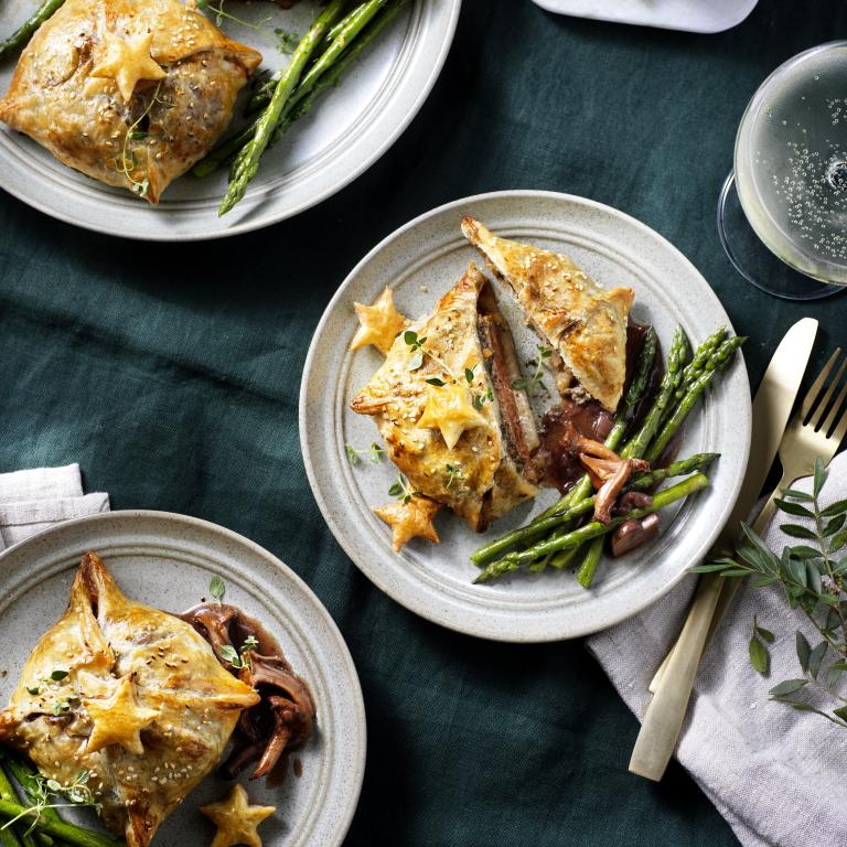 Mini Wellington med sensationell hamburgare