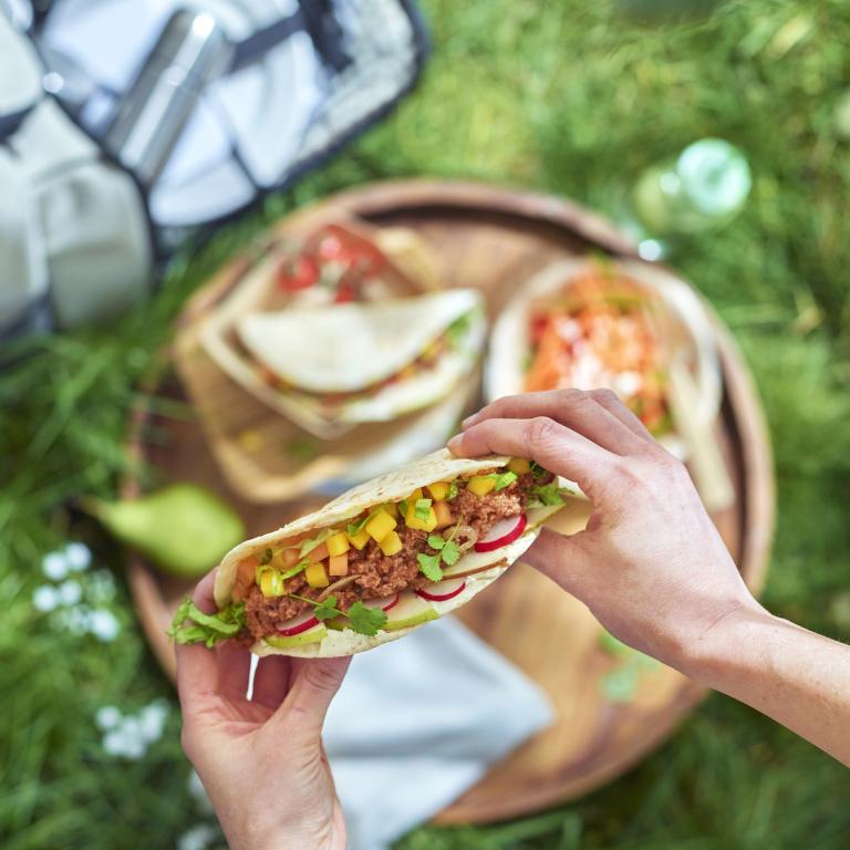 Vegansk quesadilla HR