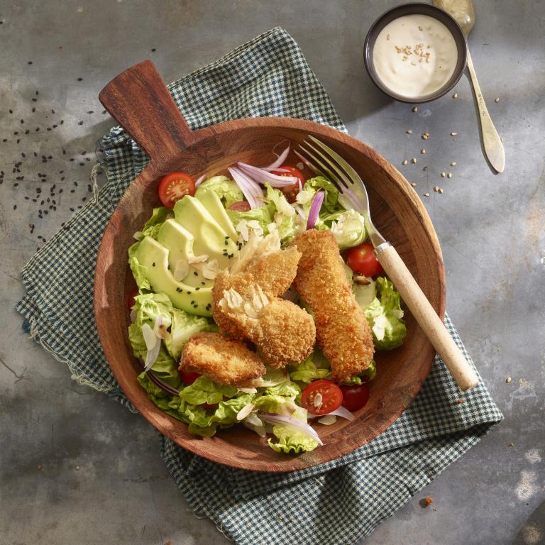Sensational Breaded Chicken Tender Salad