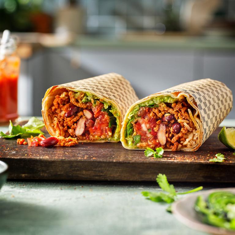 Vegan Friday Fakeaway Burrito with Sensational Mince