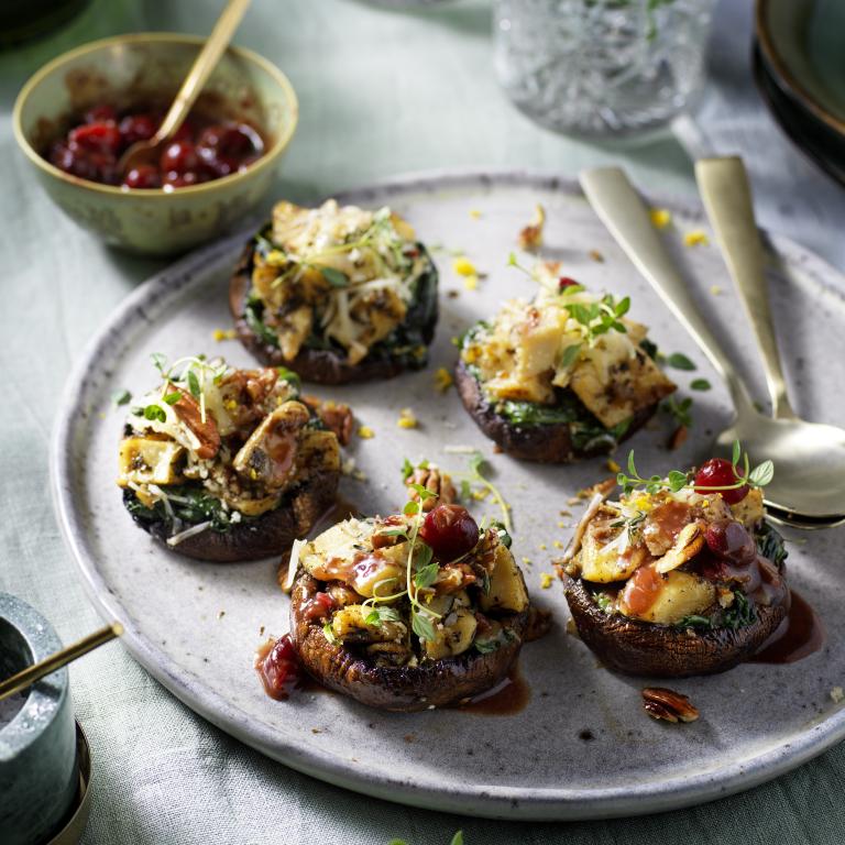 Fyllda Portobellosvampar